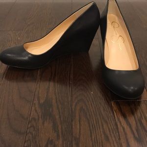 Black Jessica Simpson Wedge Heel